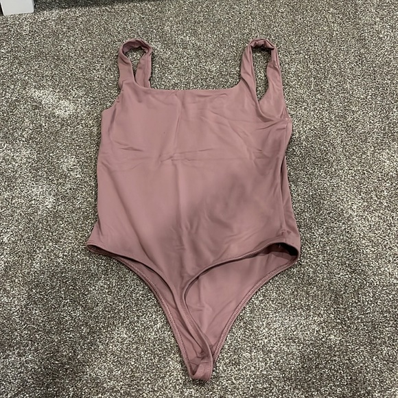 Babaton jumpsuit, off purple colour, more of a red/purple. Only worn a few times - Picture 2 of 3